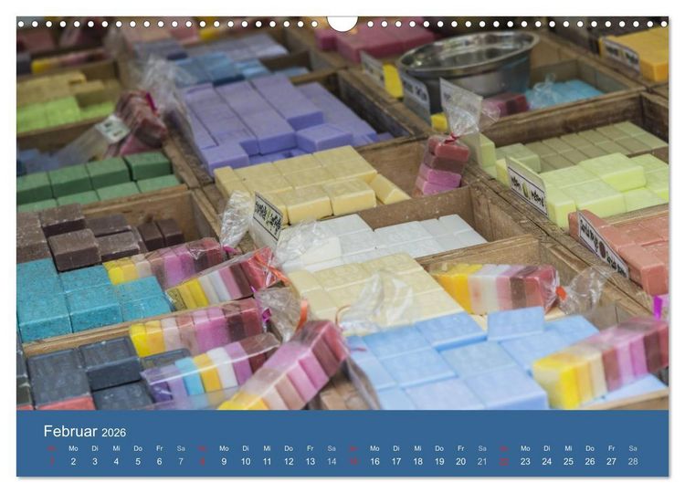Produktbild: March&eacute; Provencal - M&auml;rkte der Provence (Wandkalender 2026 DIN A3 quer), CALVENDO Monatskalender