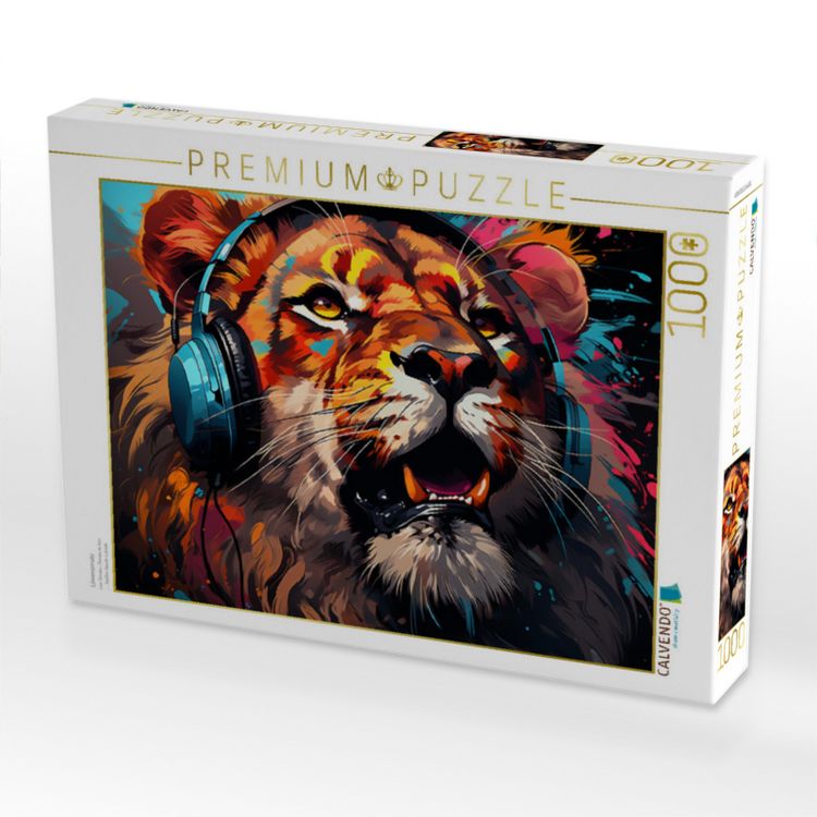Produktbild: CALVENDO Puzzle L&ouml;wensonate | 1000 Teile Lege-Gr&ouml;&szlig;e 64x48cm Foto-Puzzle f&uuml;r gl&uuml;ckliche Stunden
