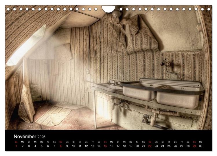 Produktbild: Lost Places - Verlassene Orte (Wandkalender 2026 DIN A4 quer), CALVENDO Monatskalender