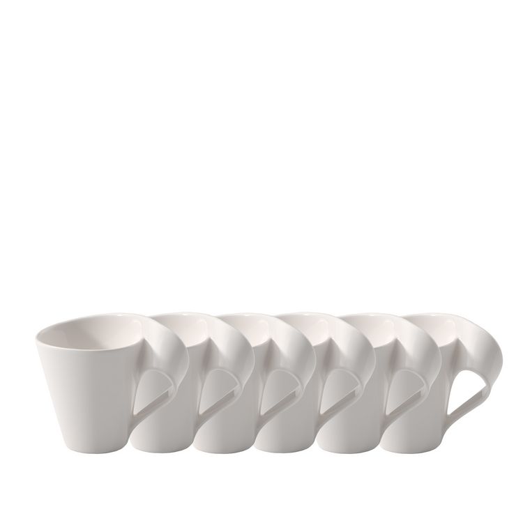 Produktbild: Villeroy & Boch Newwave Henkelbecher, 6 St&uuml;ck