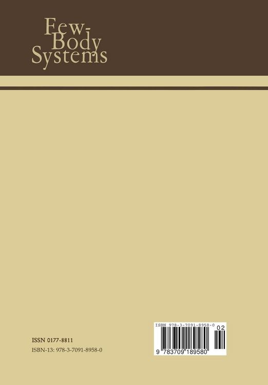 Produktbild: Few-Body Problems in Particle, Nuclear, Atomic, and Molecular Physics