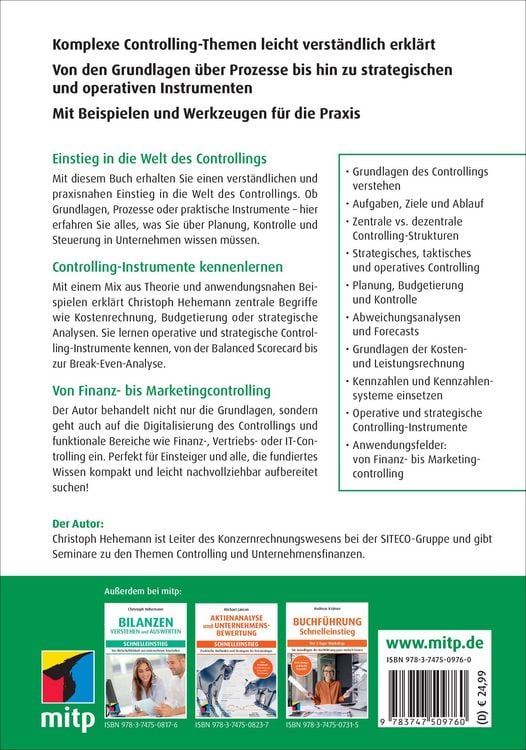 Produktbild: Controlling - Der schnelle Einstieg