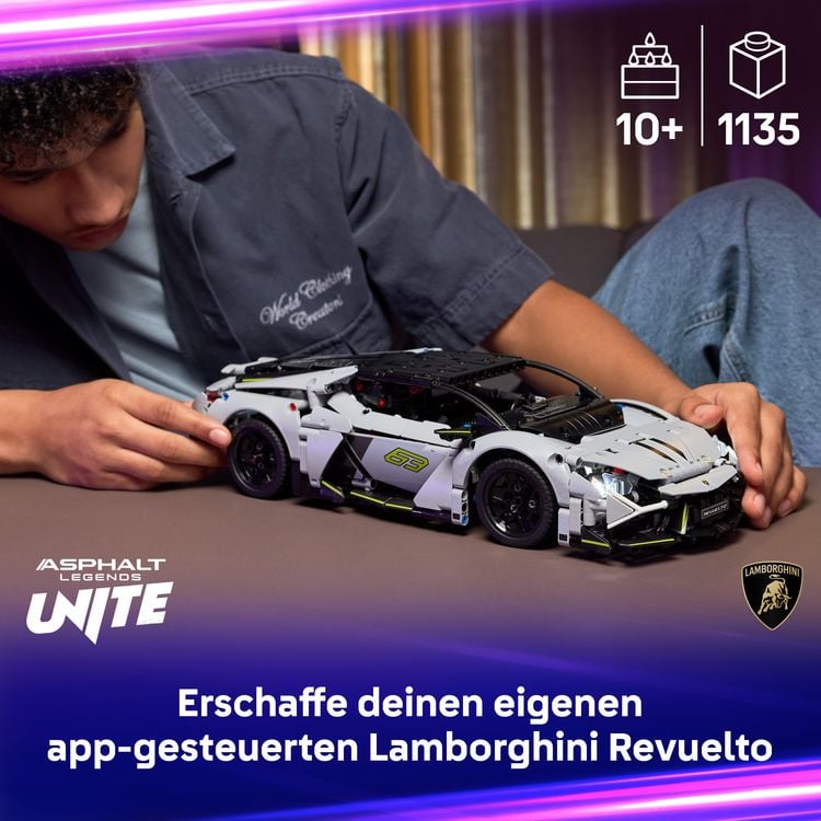 Produktbild: LEGO Technic Lamborghini Revuelto Supersportwagen 42214 - Spielzeug