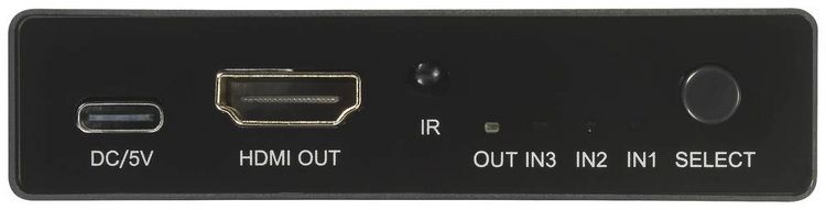 Produktbild: SpeaKa Professional SP-HDS-210 3 Port HDMI-Switch UHD 8K @ 60 Hz, UHD 4K @ 120Hz