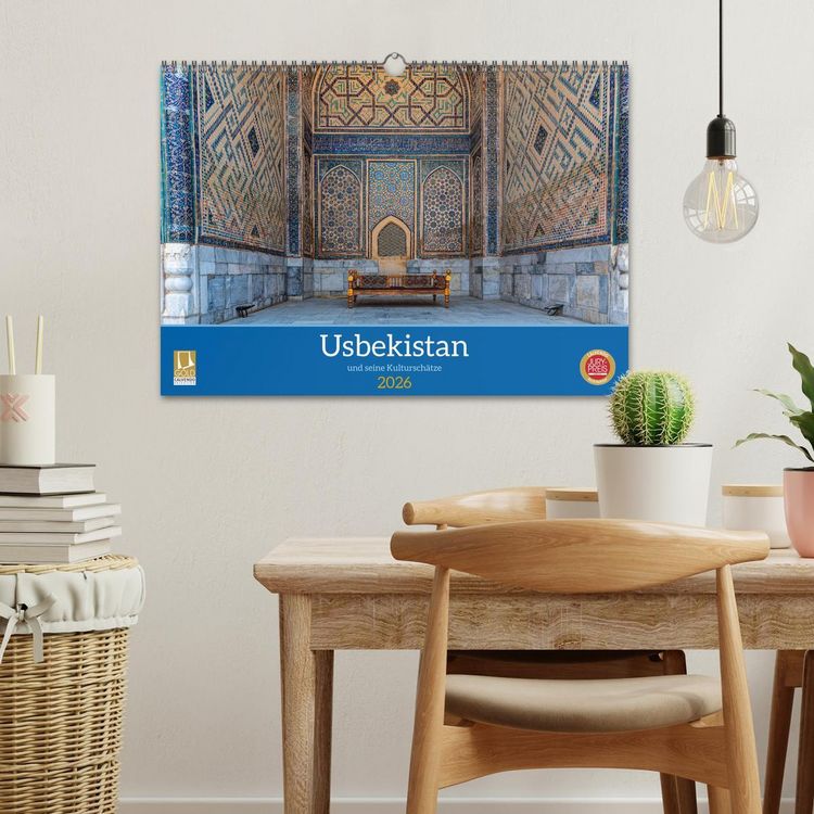 Produktbild: Usbekistan und seine Kultursch&auml;tze (Wandkalender 2026 DIN A3 quer), CALVENDO Monatskalender