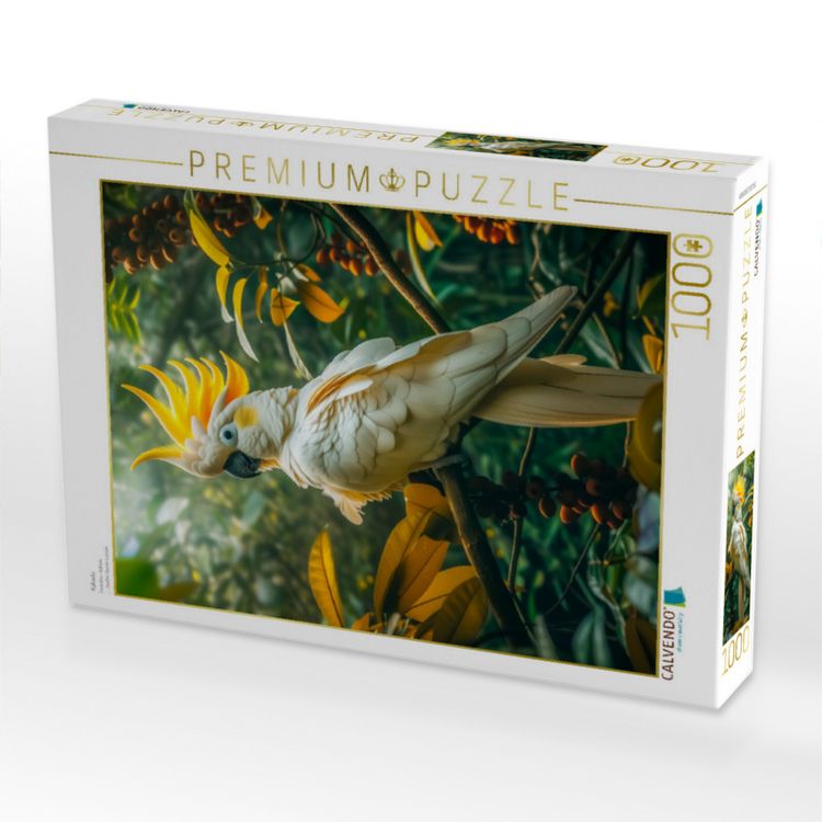 Produktbild: CALVENDO Puzzle Kakadu | 1000 Teile Lege-Gr&ouml;&szlig;e 64x48cm Foto-Puzzle f&uuml;r gl&uuml;ckliche Stunden