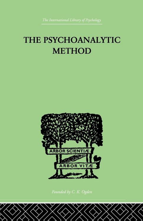 Produktbild: The Psychoanalytic Method