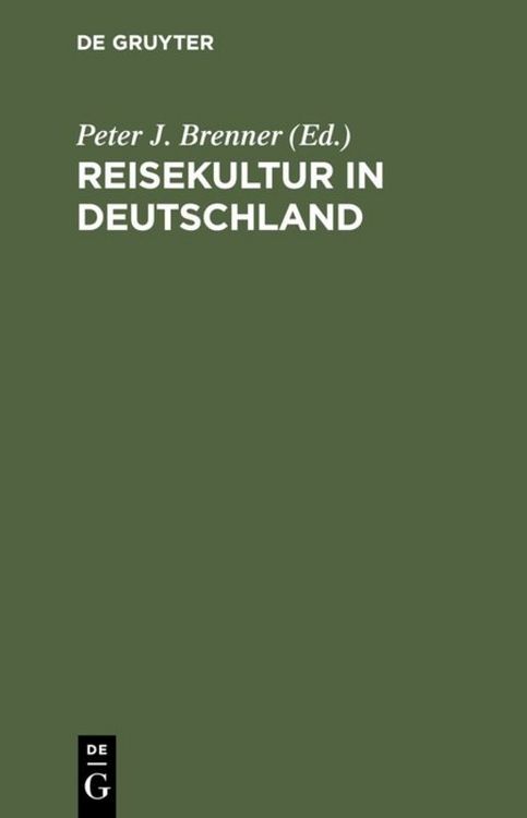 Produktbild: Reisekultur in Deutschland