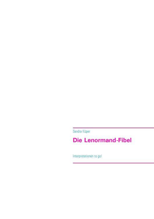 Produktbild: Die Lenormand-Fibel