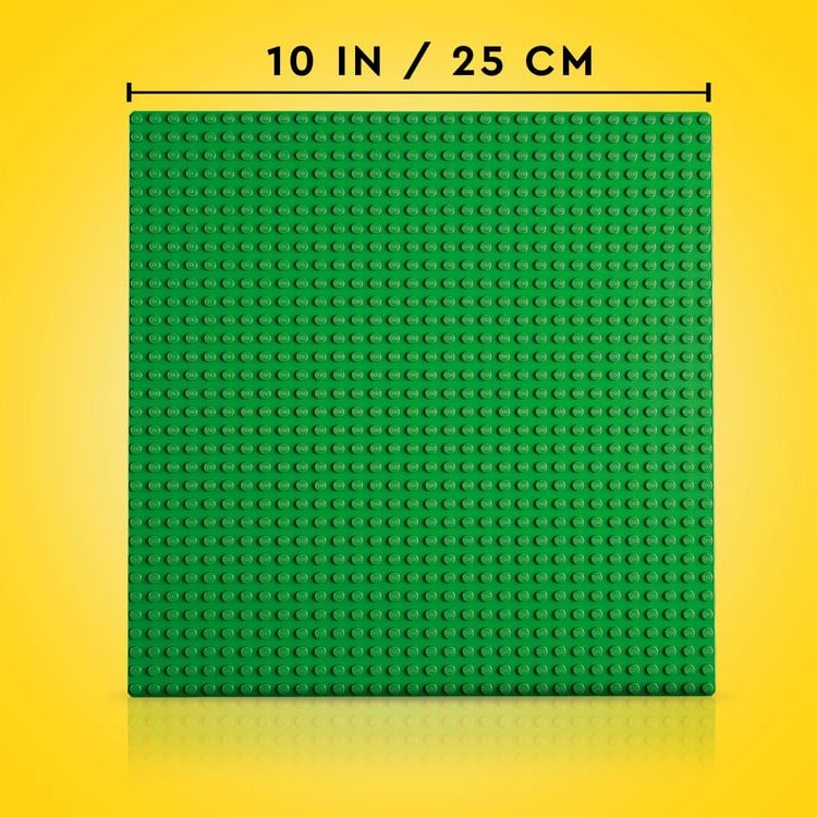 Produktbild: LEGO Classic 11023 Gr&uuml;ne Bauplatte, Grundplatte f&uuml;r LEGO Sets, 32x32 Noppen, in 25x25 cm