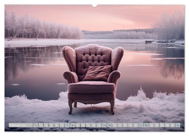 Produktbild: Orte der Ruhe (Wandkalender 2026 DIN A2 quer), CALVENDO Monatskalender