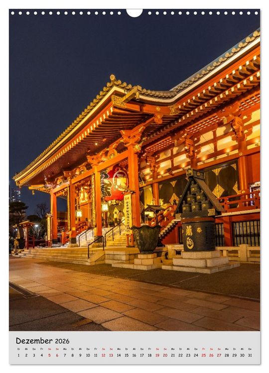 Produktbild: Tokio - Facetten einer Weltstadt (Wandkalender 2026 DIN A3 hoch), CALVENDO Monatskalender