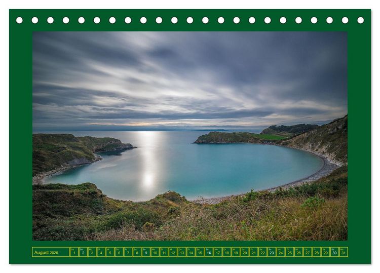 Produktbild: Rundreise: Dorset in sieben Tagen (Tischkalender 2026 DIN A5 quer), CALVENDO Monatskalender