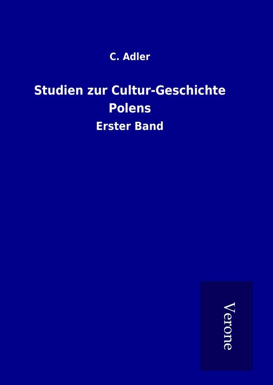 Produktbild: Studien zur Cultur-Geschichte Polens