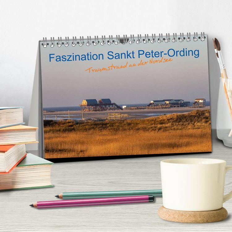 Produktbild: Faszination Sankt Peter-Ording (Tischkalender 2026 DIN A5 quer), CALVENDO Monatskalender