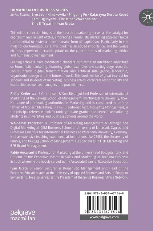 Produktbild: Humanism in Marketing