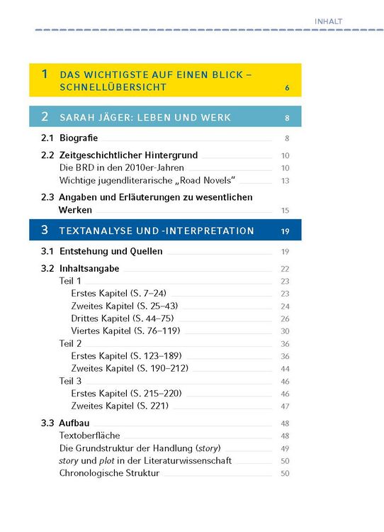 Produktbild: Nach vorn, nach S&uuml;den von Sarah J&auml;ger - Textanalyse und Interpretation