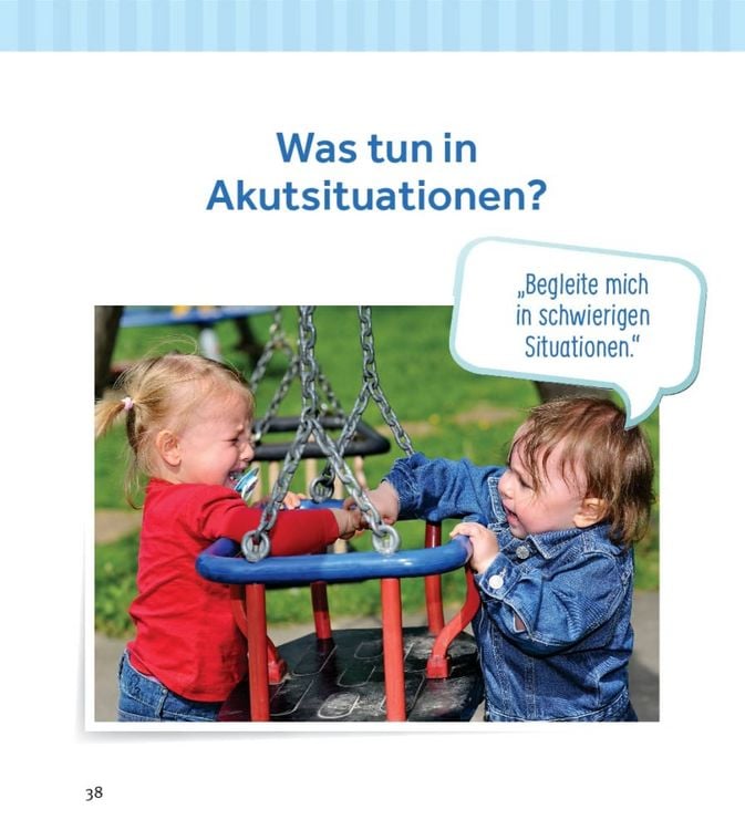 Produktbild: Hauen, schubsen, bei&szlig;en &ndash; herausforderndes Verhalten von Kleinkindern in der Krippe begleiten