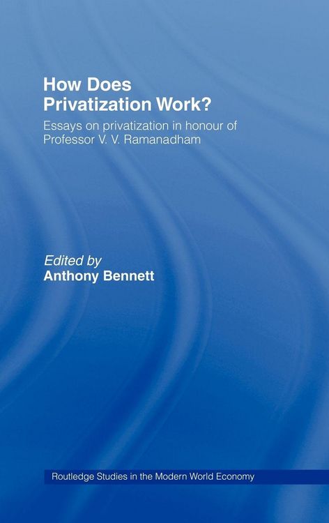 Produktbild: How Does Privatization Work?