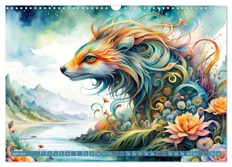 Produktbild: Liebenswerte Kreaturen (Wandkalender 2026 DIN A3 quer), CALVENDO Monatskalender