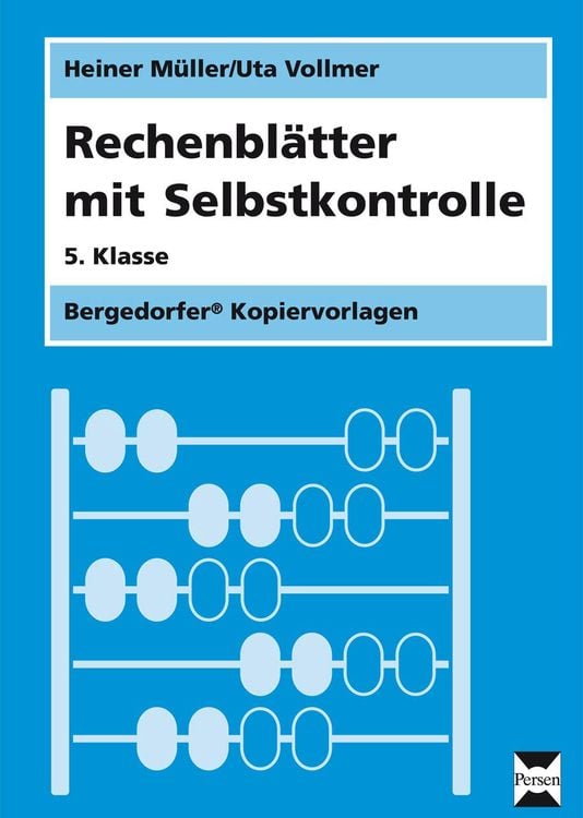Produktbild: Rechenbl&auml;tter mit Selbstkontrolle - 5. Klasse