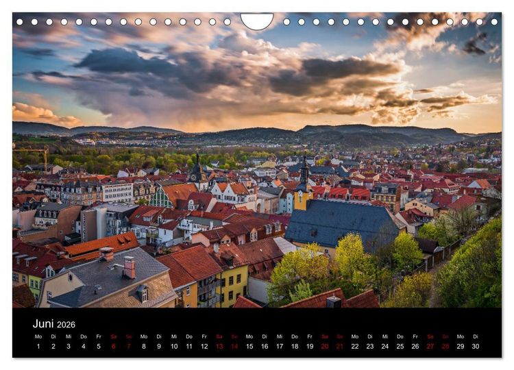 Produktbild: Rudolstadt bei Tag und Nacht (Wandkalender 2026 DIN A4 quer), CALVENDO Monatskalender