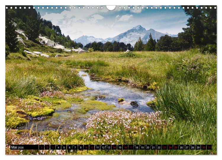 Produktbild: Zauber der Pyren&auml;en - Wandern in den &ouml;stlichen Pyren&auml;en (Wandkalender 2026 DIN A3 quer), CALVENDO Monatskalender