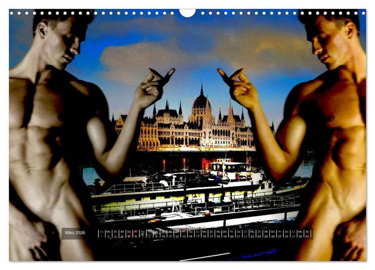Produktbild: public phantasies - erotische M&auml;nnerfotografie (Wandkalender 2026 DIN A3 quer), CALVENDO Monatskalender
