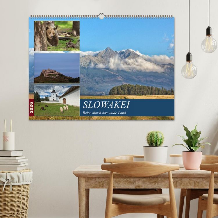 Produktbild: Slowakei - Reise durch das wilde Land (Wandkalender 2026 DIN A2 quer), CALVENDO Monatskalender