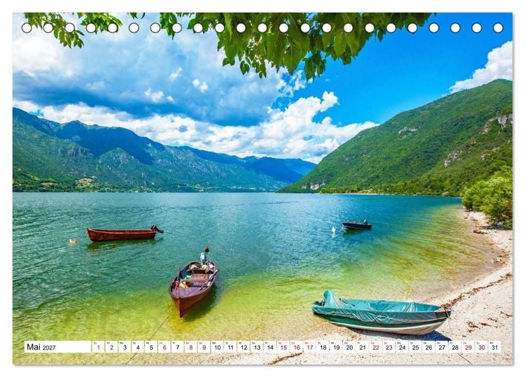 Produktbild: Der Idrosee in der Lombardei (Tischkalender 2027 DIN A5 quer), CALVENDO Monatskalender