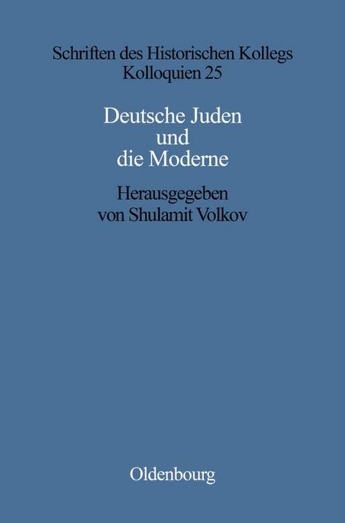 Produktbild: Deutsche Juden und die Moderne