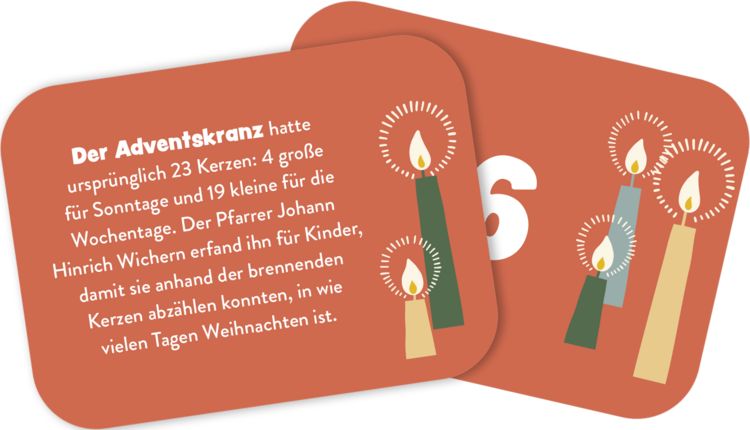 Produktbild: 24 x cooles Weihnachtswissen f&uuml;r Kinder