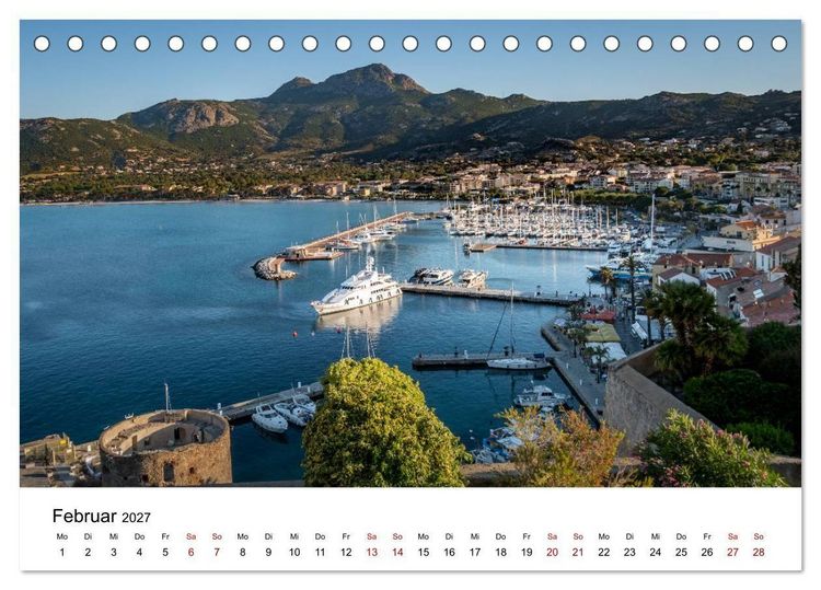 Produktbild: Korsika - Die Sch&ouml;ne im MIttelmeer (Tischkalender 2027 DIN A5 quer), CALVENDO Monatskalender