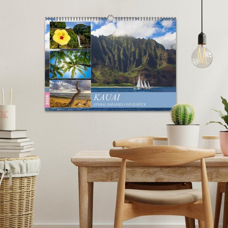 Produktbild: Kauai - Einmal Paradies und zur&uuml;ck (Wandkalender 2026 DIN A3 quer), CALVENDO Monatskalender