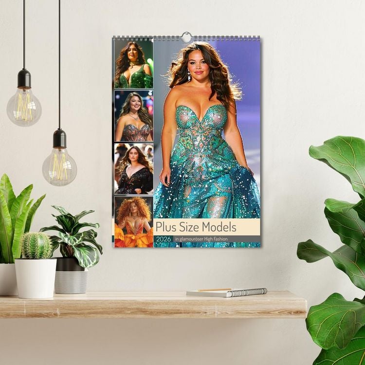 Produktbild: Plus Size Models in glamour&ouml;ser High Fashion (Wandkalender 2026 DIN A3 hoch), CALVENDO Monatskalender