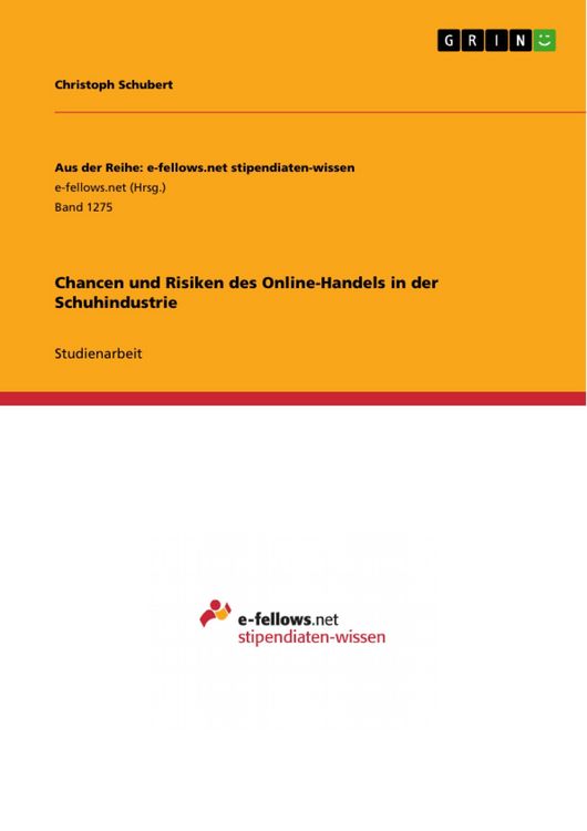 Produktbild: Chancen und Risiken des Online-Handels in der Schuhindustrie