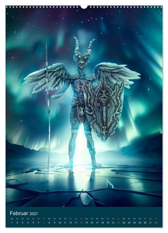 Produktbild: Bodypainting Adventures (Wandkalender 2027 DIN A2 hoch), CALVENDO Monatskalender