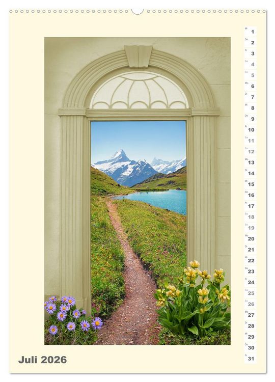 Produktbild: Das Tor zur Natur 2026 (Wandkalender 2026 DIN A2 hoch), CALVENDO Monatskalender