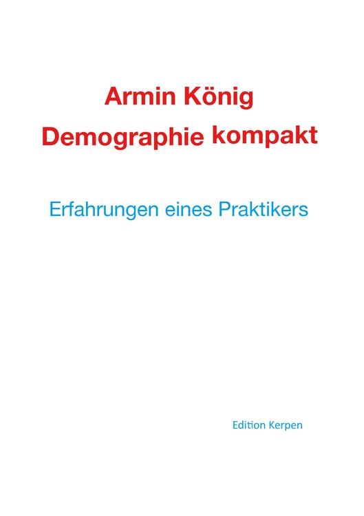 Produktbild: Demographie kompakt