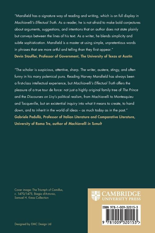 Produktbild: Machiavelli's Effectual Truth
