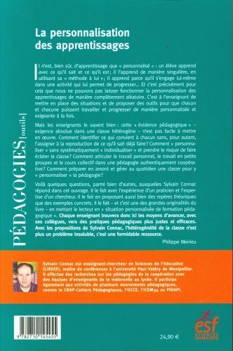 Produktbild: La personnalisation des apprentissages