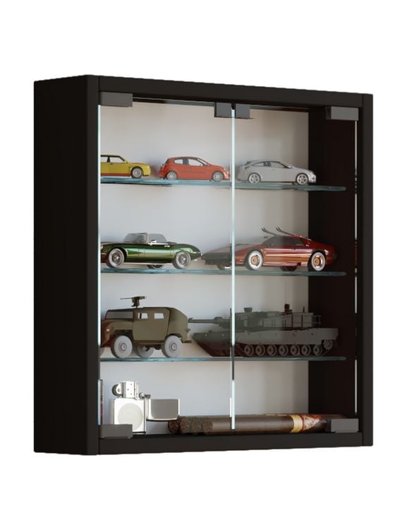 Produktbild: H&auml;ngevitrine Wandvitrine Sammel Deko Mandosa S