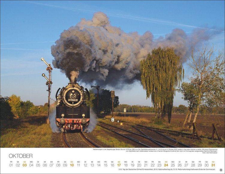 Produktbild: Feurige Dampfloks Posterkalender 2027