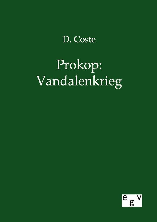 Produktbild: Prokop: Vandalenkrieg