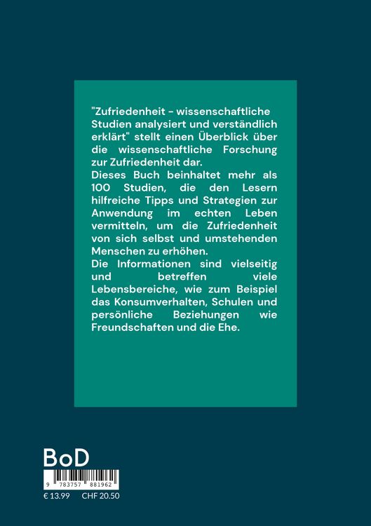 Produktbild: Zufriedenheit