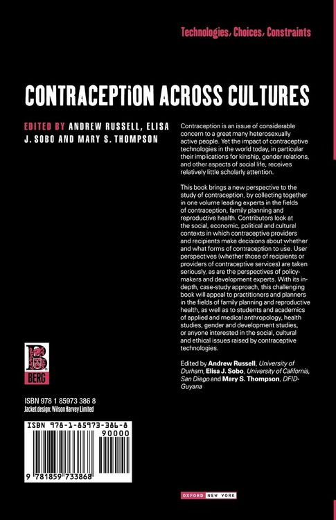 Produktbild: Contraception across Cultures