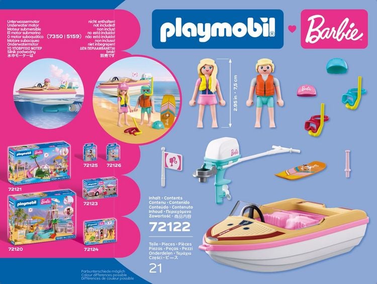 Produktbild: 72122 PLAYMOBIL x BarbieTM Abenteuerboot