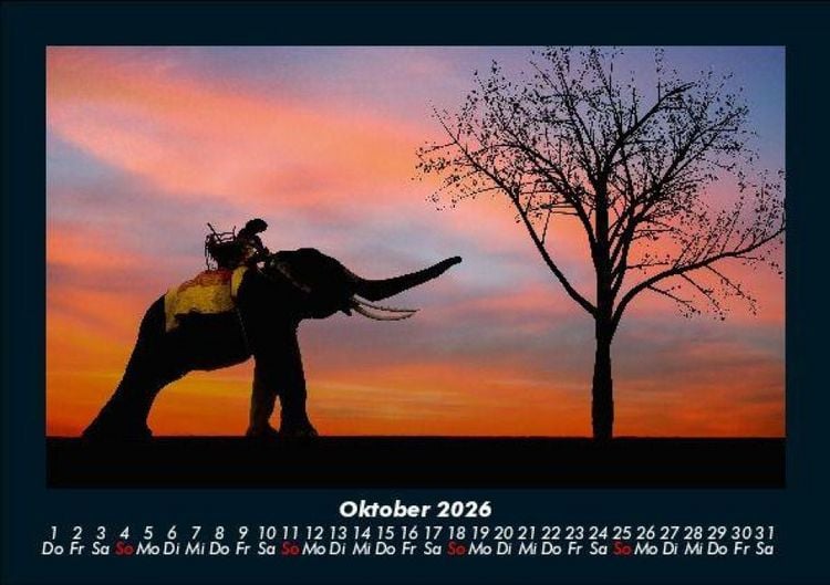 Produktbild: Sonnenuntergang 2026 Fotokalender DIN A5
