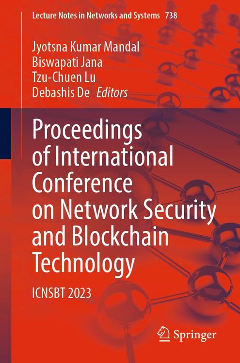 Produktbild: Proceedings of International Conference on Network Security and Blockchain Technology