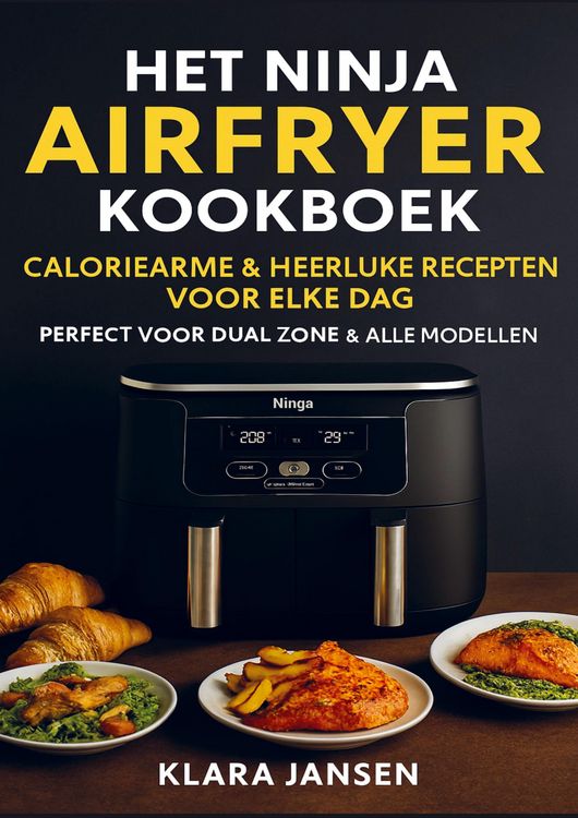 Produktbild: Het Ninja Airfryer Kookboek - Caloriearme & Heerlijke Recepten voor Elke Dag Perfect voor Dual Zone & Alle Modellen